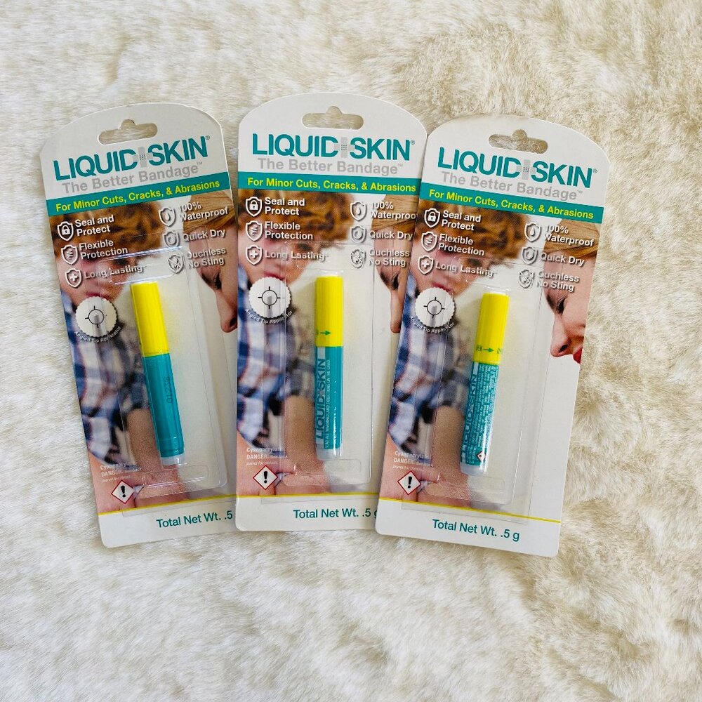 NEW Liquid Skin Bandages 3 packages 0.5 grams each